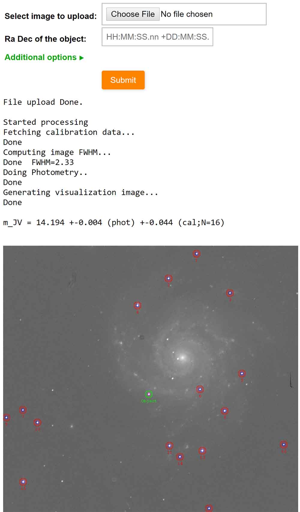 Photometry tool