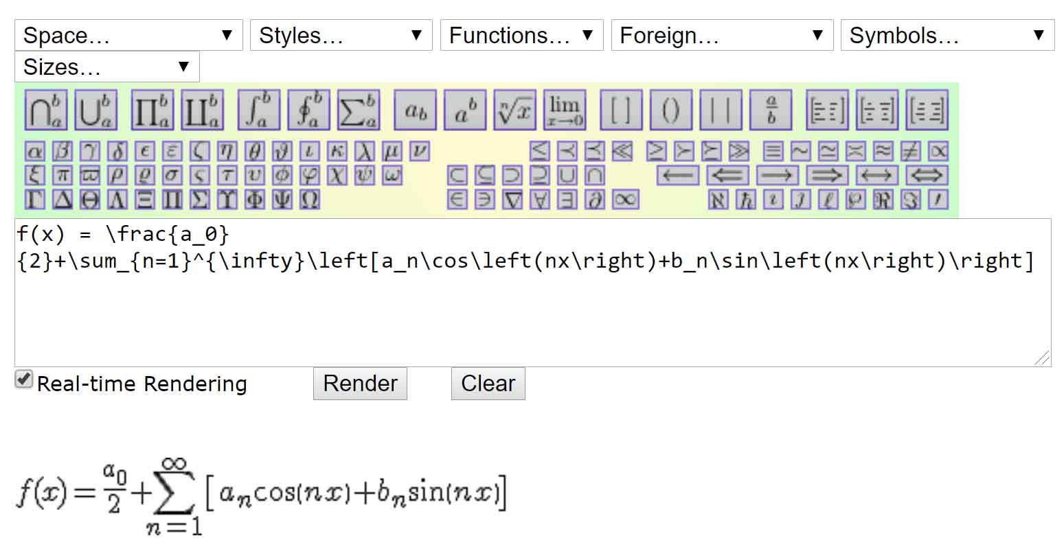 Latex Renderer